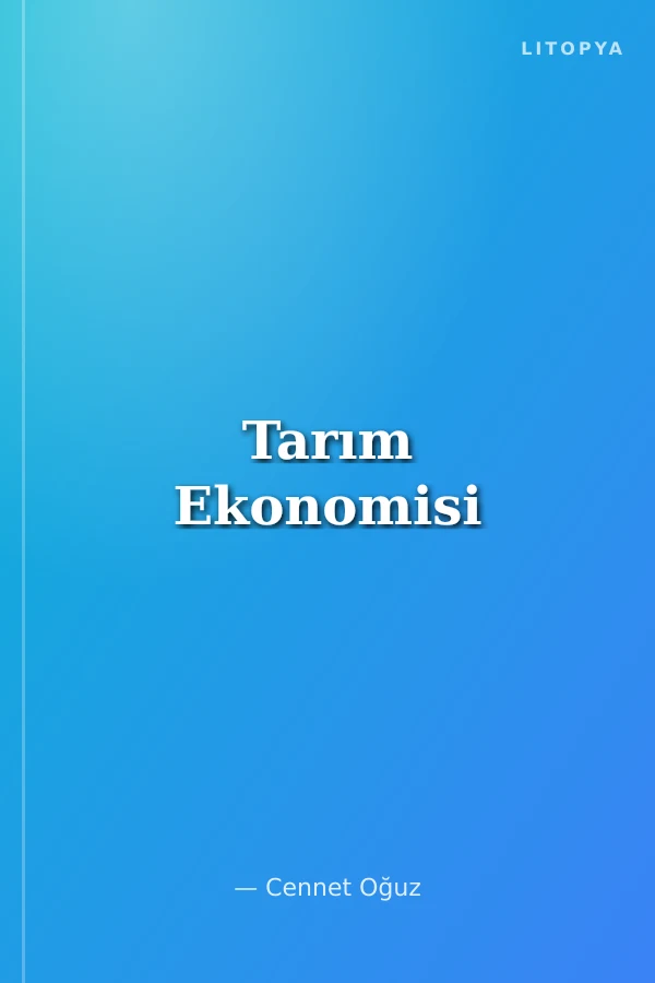 Tarım Ekonomisi