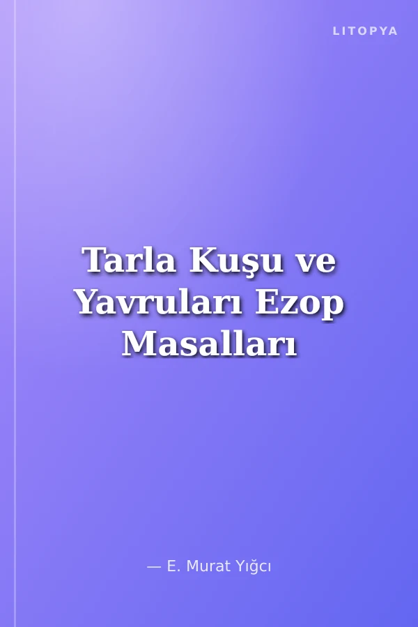 Tarla Kuşu ve Yavruları Ezop Masalları