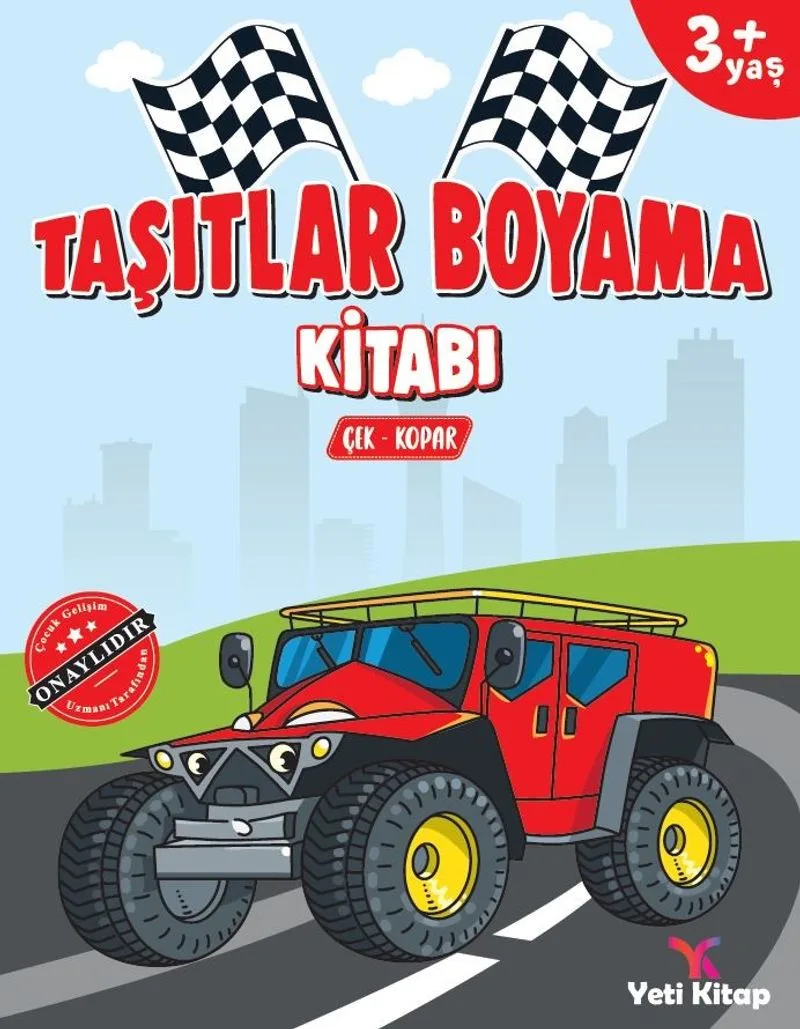 Taşıtlar Boyama Kitabı (3+ Yaş)