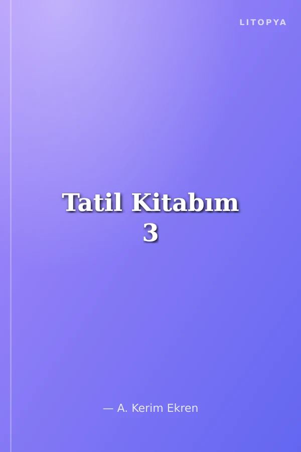 Tatil Kitabım 3