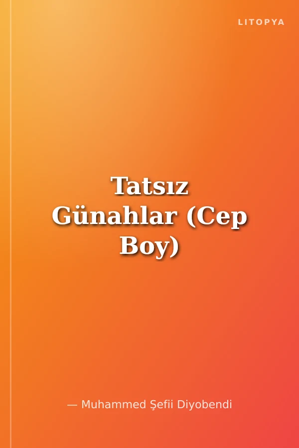 Tatsız Günahlar (Cep Boy)