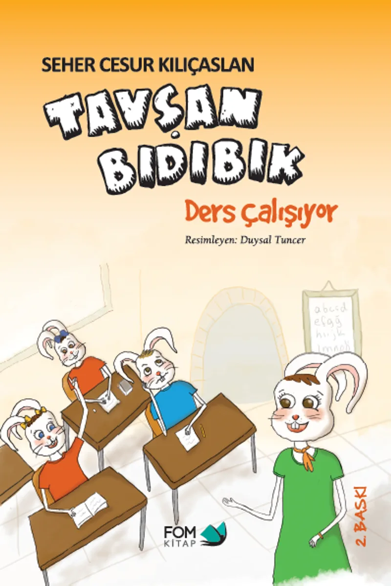 Tavşan Bıdıbık Ders Çalışıyor