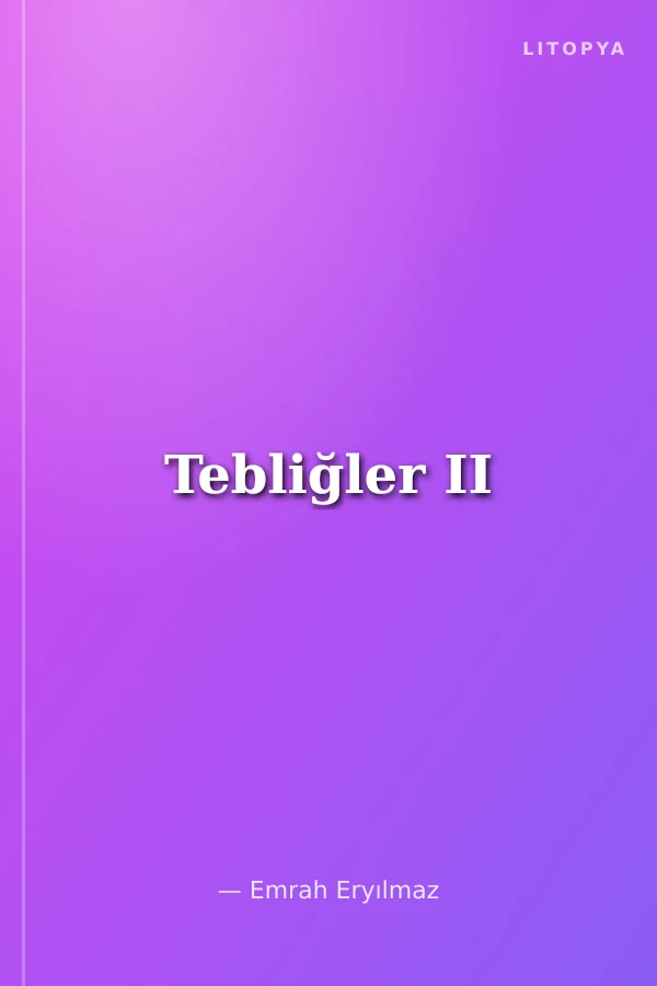 Tebliğler II