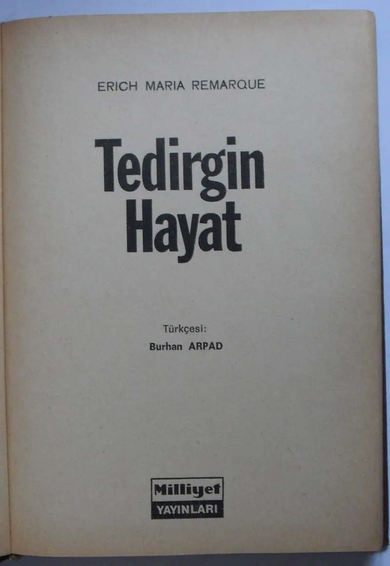 Tedirgin Hayat (Kod:6-A-47)