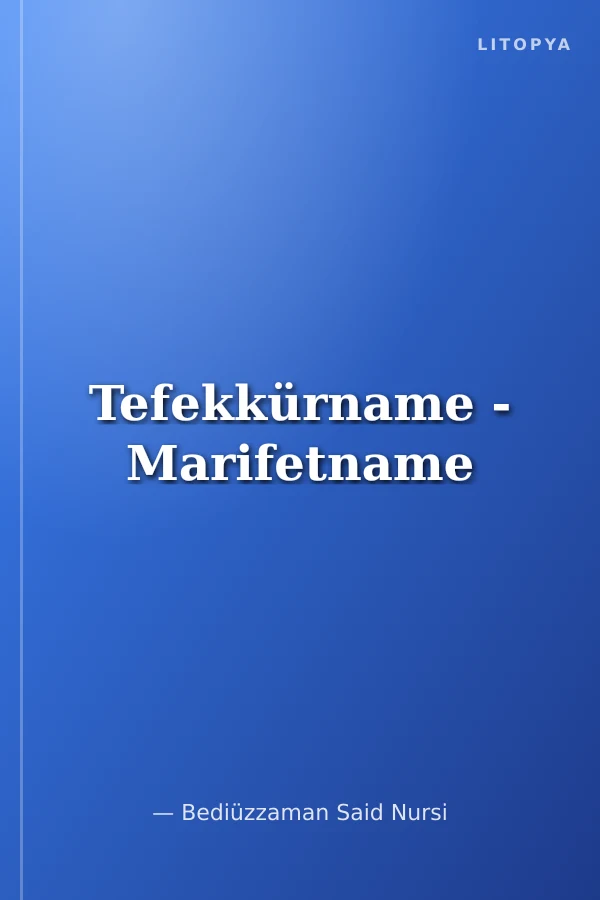 Tefekkürname - Marifetname