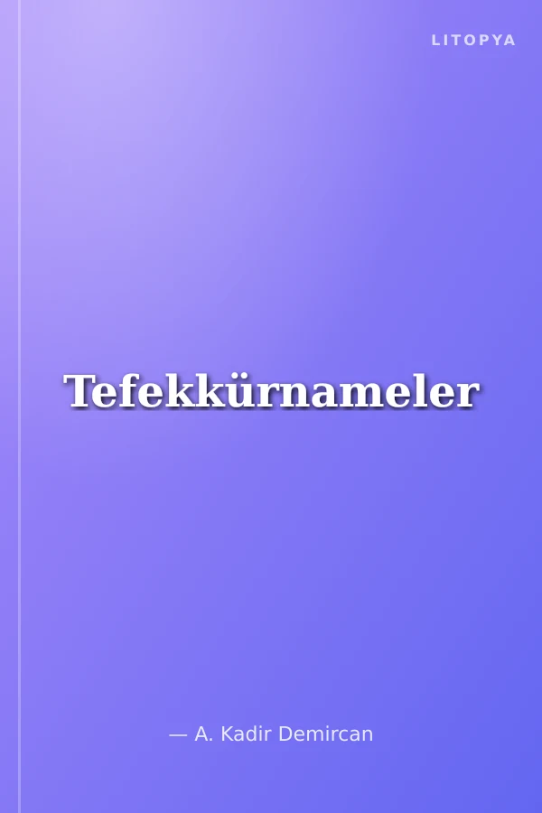 Tefekkürnameler