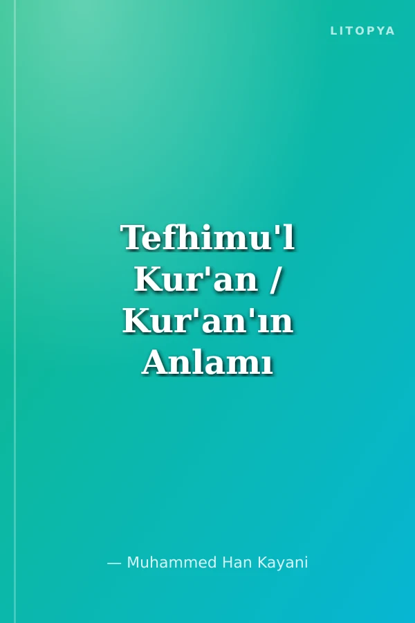 Tefhimu'l Kur'an / Kur'an'ın Anlamı ve Tefsiri / Büyük Boy -2- Cilt