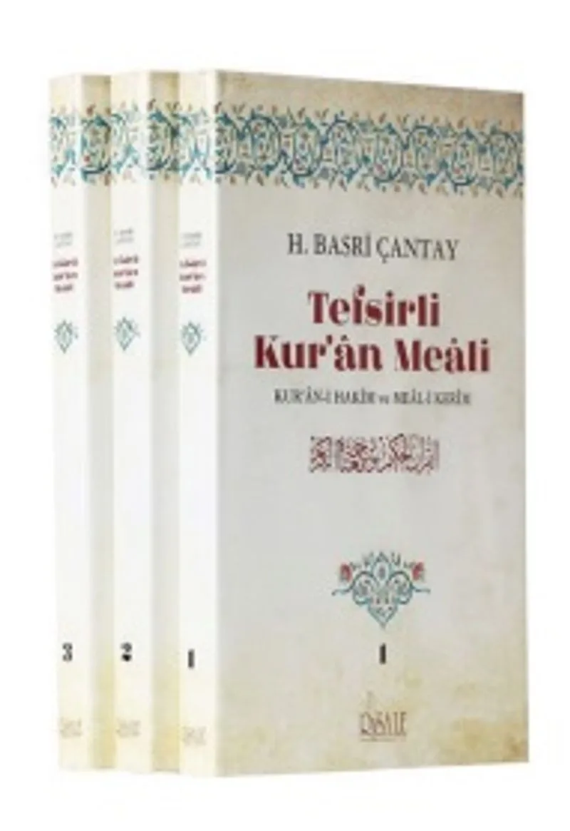Tefsirli Kur'an Meali Kur'an-ı Hakim ve Meal-i Kerim 3 Cilt (Tam Metin)