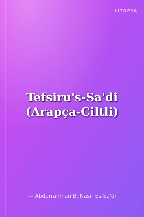 Tefsiru's-Sa'di (Arapça-Ciltli)