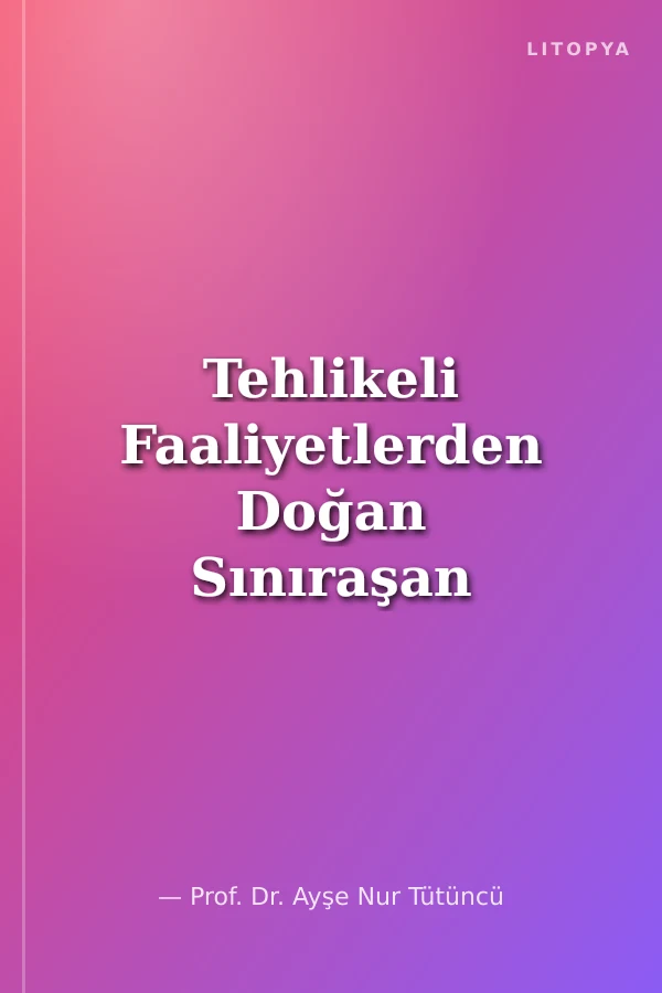 Tehlikeli Faaliyetlerden Doğan Sınıraşan Zarardan Kaynaklanan Sorumluluğun Paylaştırılmasına İlişkin Milletlerarası Hukuk