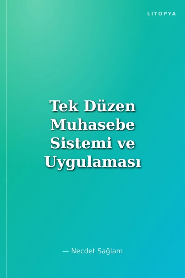 Tek Düzen Muhasebe Sistemi ve Uygulaması