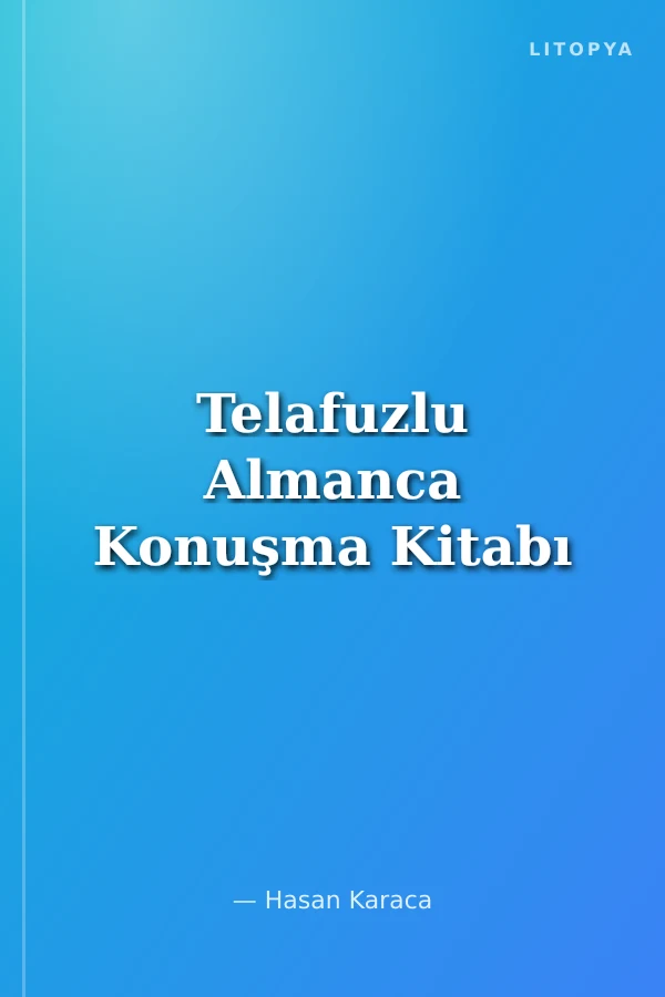 Telafuzlu Almanca Konuşma Kitabı