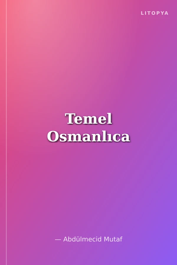 Temel Osmanlıca