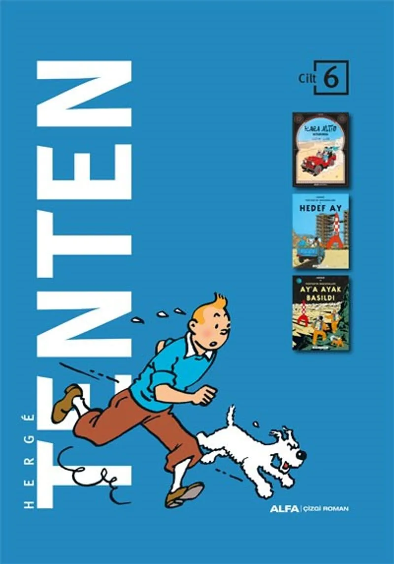 Tenten'in Maceraları 6 (Ciltli) (Üç Kitap Birarada)