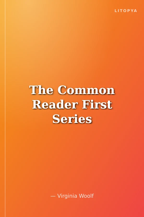 The Common Reader First Series