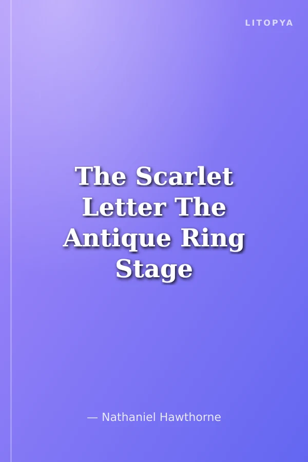 The Scarlet Letter The Antique Ring Stage 4 İngilizce Hikaye (Alıştırma Ve Sözlük İlaveli)