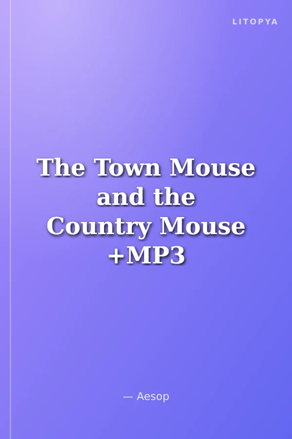 The Town Mouse and the Country Mouse +MP3 CD (YLCR-Level 1)