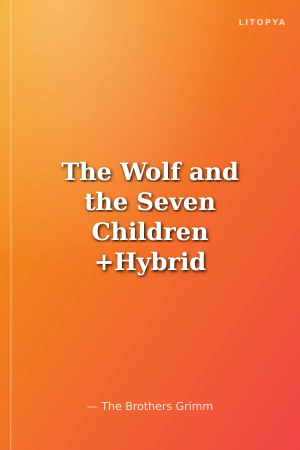 The Wolf and the Seven Children +Hybrid CD (eCR Level 1)