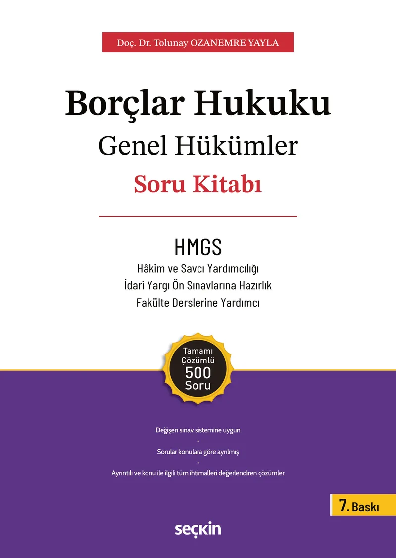 THEMIS – Borçlar Hukuku Genel Hükümler – Soru Kitabı