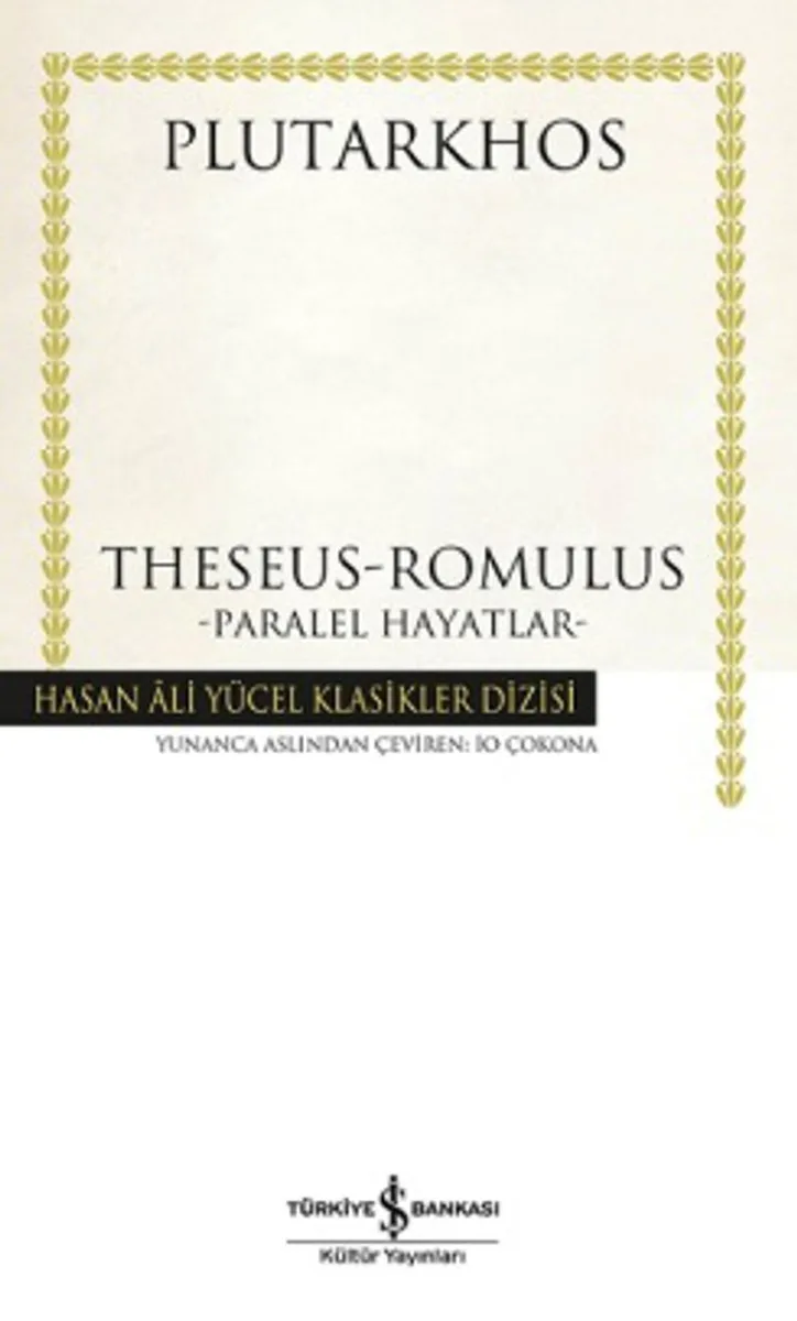 Theseus-Romulus Paralel Hayatlar (Ciltli)