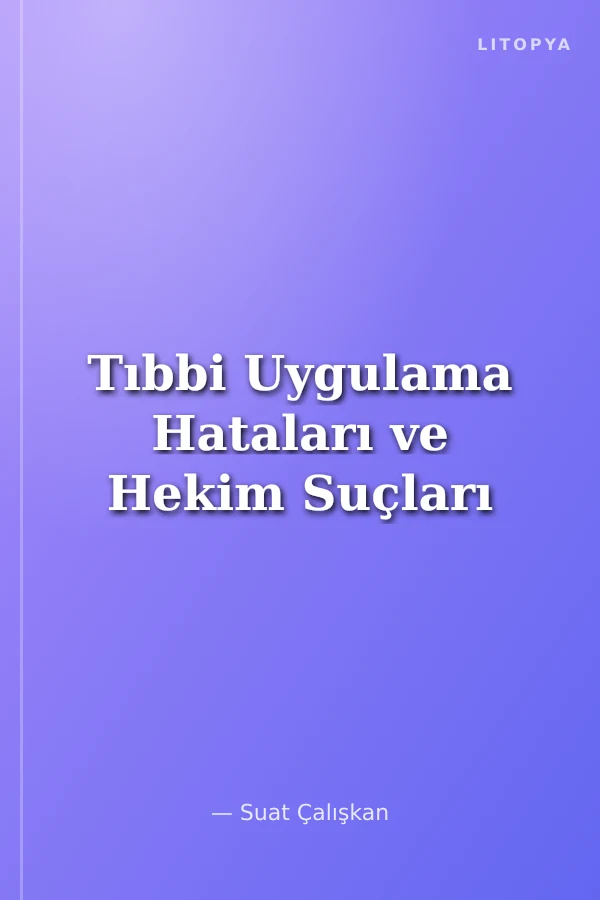 Tıbbi Uygulama Hataları ve Hekim Suçları