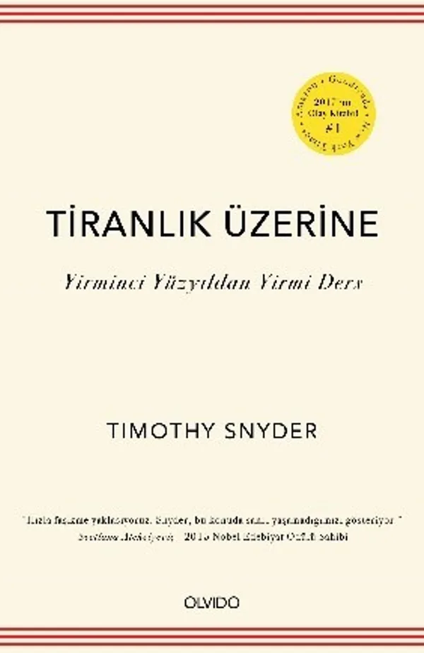 Tiranlık Üzerine Yirminci Yüzyıldan Yirmi Ders
