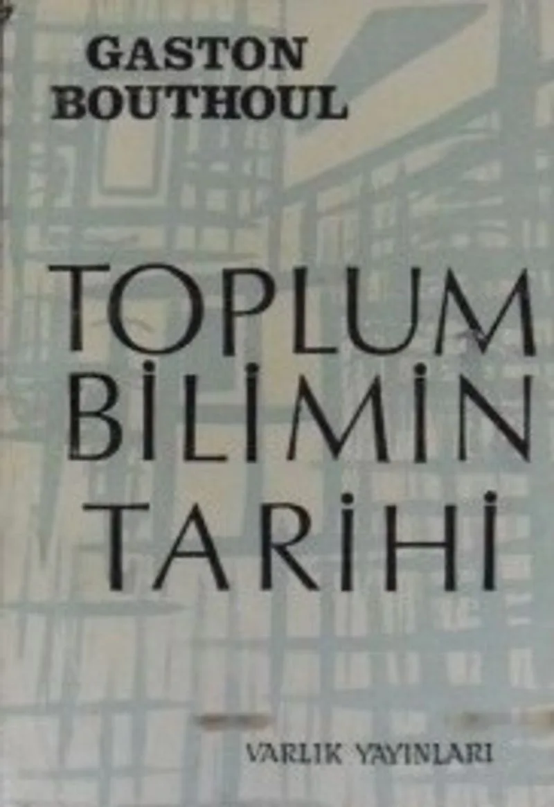 Toplumbilimin Tarihi / 10-E-3