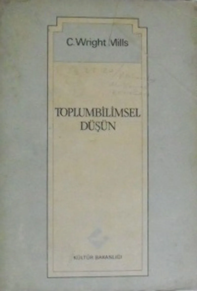 Toplumbilimsel Düşün / 13-D-15