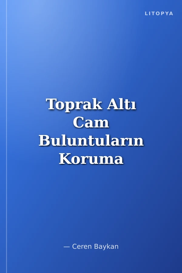 Toprak Altı Cam Buluntuların Koruma ve Onarımı