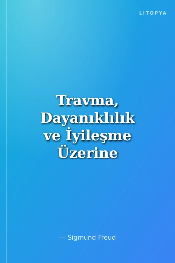 Travma, Dayanıklılık ve İyileşme Üzerine Konuşmalar