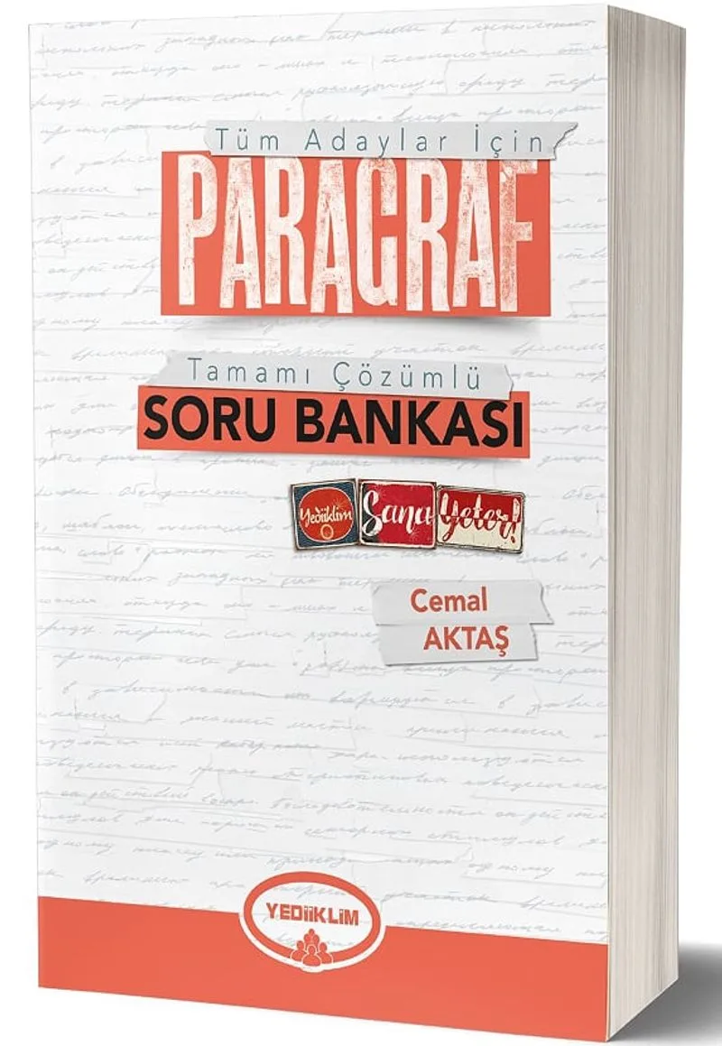 Tüm Adaylar İçin Paragraf Tamamı Çözümlü Soru Bankası