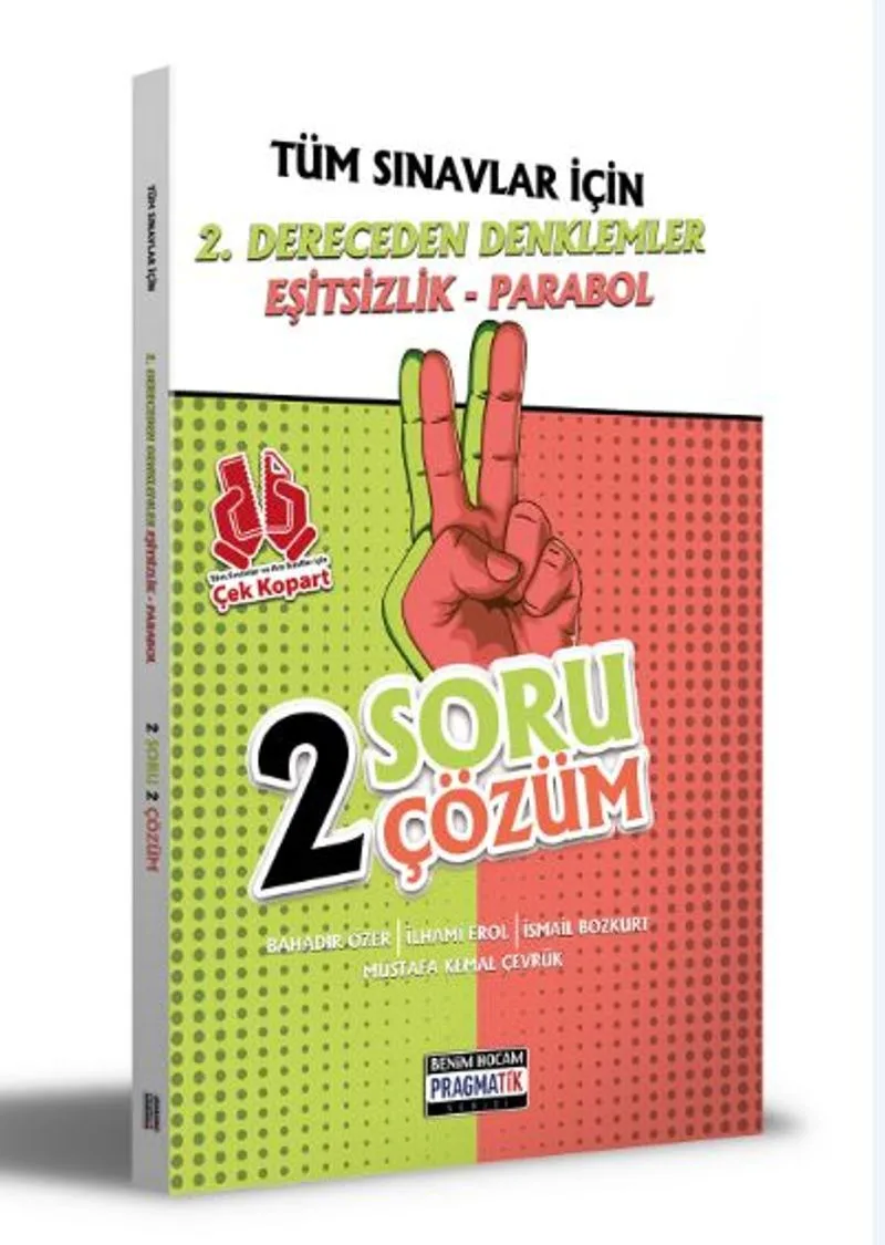 Tüm Sınavlar İçin 2. Dereceden Denklemler - Eşitsizlik - Parabol 2 Soru 2 Çözüm Fasikülü