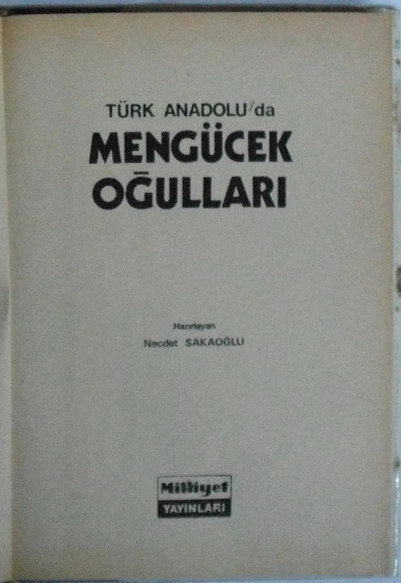 Türk Anadoluda Mengücekoğulları (Kod:8-E-9)