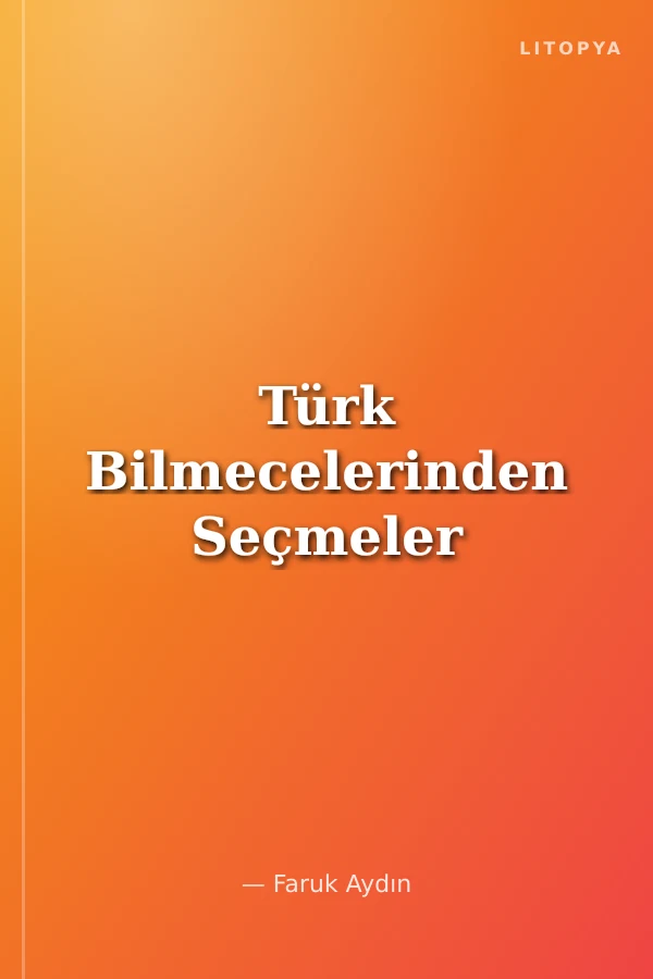 Türk Bilmecelerinden Seçmeler