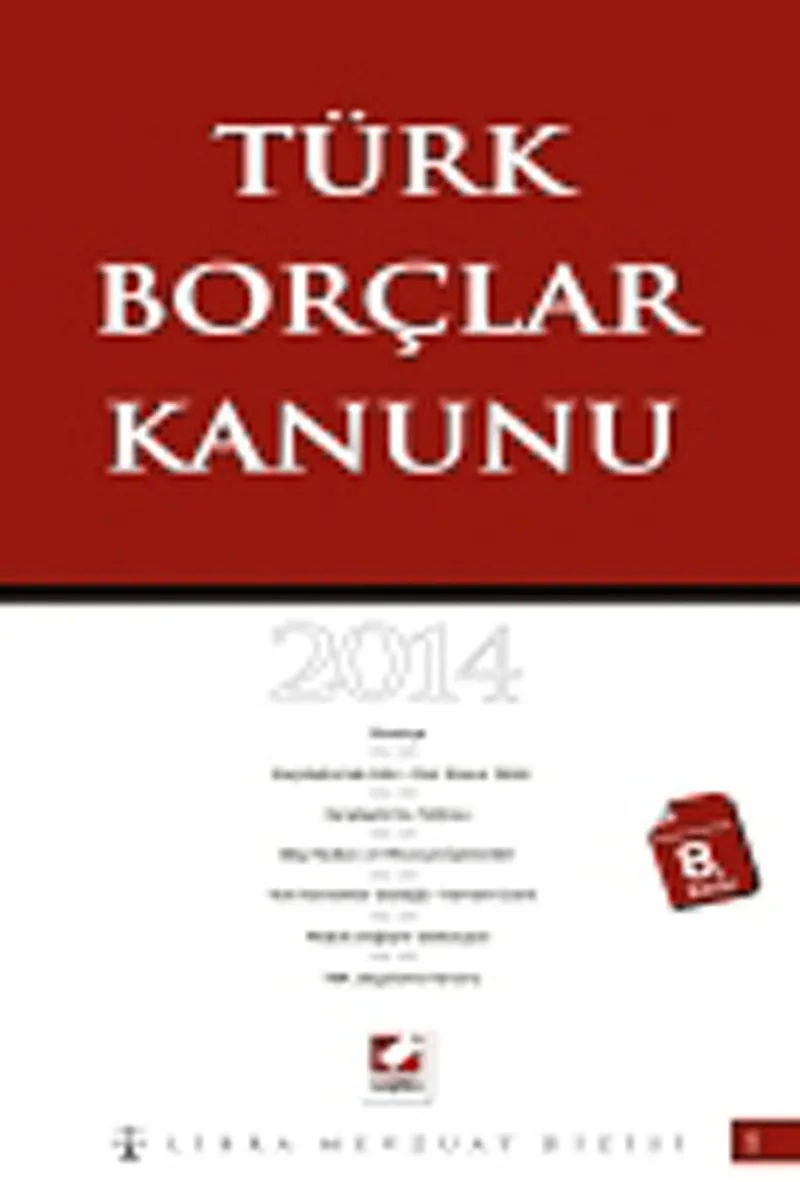 Türk Borçlar Kanunu / Libra Mevzuat Dizisi-1