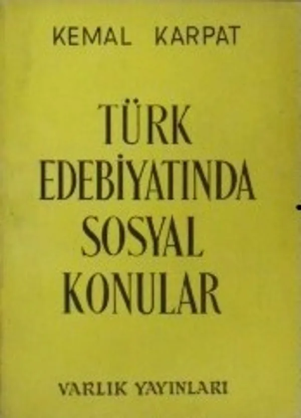 Türk Edebiyatında Sosyal Konular (4-F-16)
