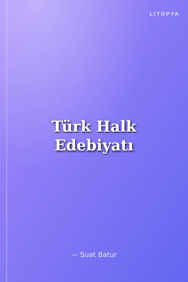 Türk Halk Edebiyatı