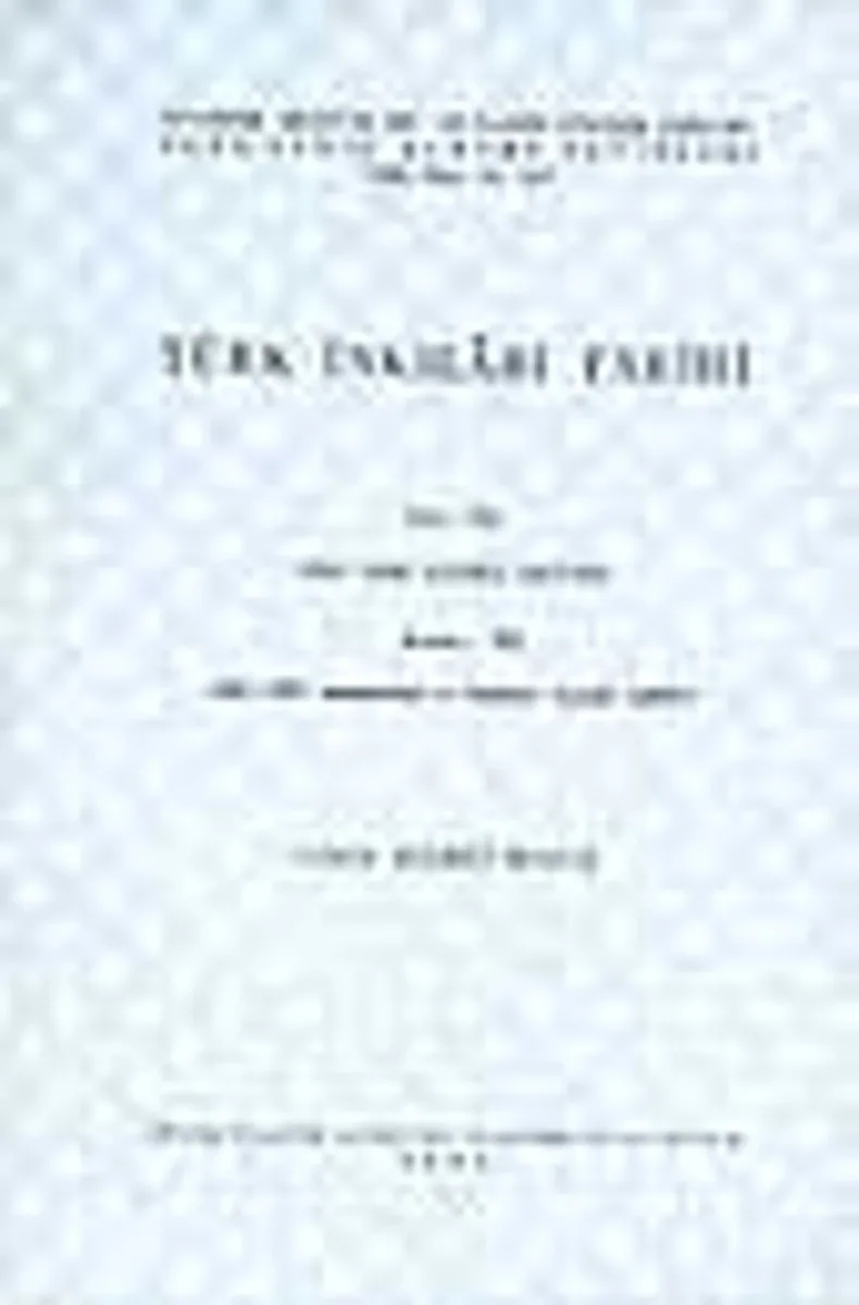 Türk İnkılabı Tarihi (Cilt 3-Kısım 3)