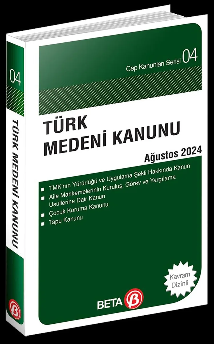 Türk Medeni Kanunu / Cep-04