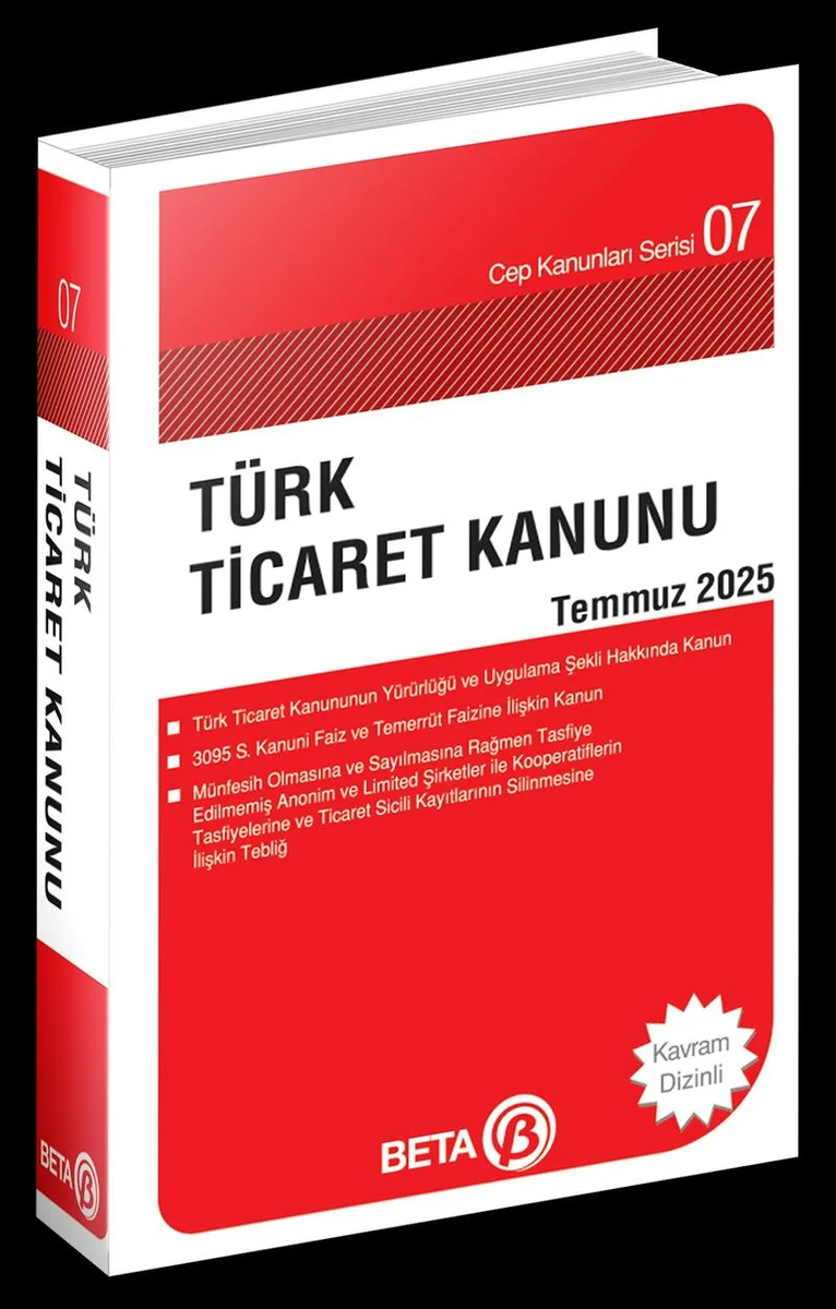 Türk Ticaret Kanunu / Cep-07 (Temmuz 2025)