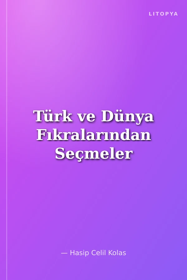 Türk ve Dünya Fıkralarından Seçmeler