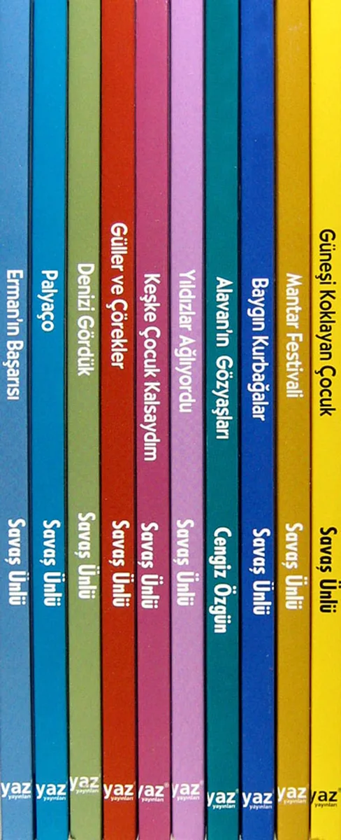 Türk Yazarlarından Günümüz Masalları-Öyküleri -Kutulu (10 Kitap) (Set A) (9+ Yaş)