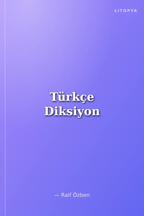 Türkçe Diksiyon