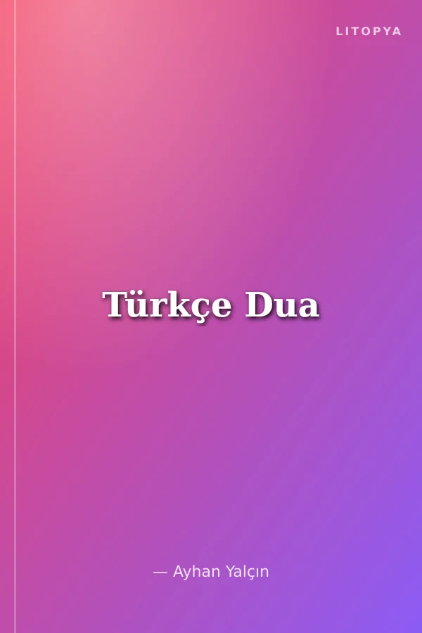 Türkçe Dua