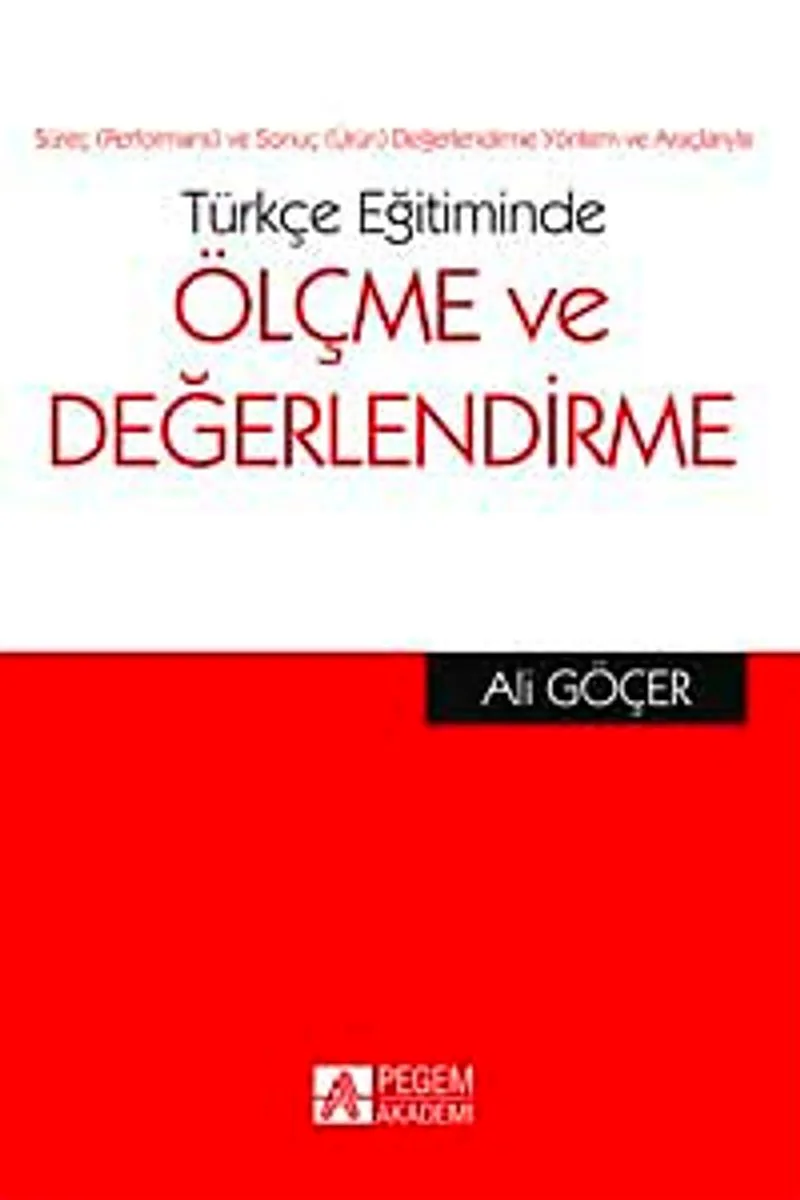 Türkçe Eğitiminde Ölçme ve Değerlendirme