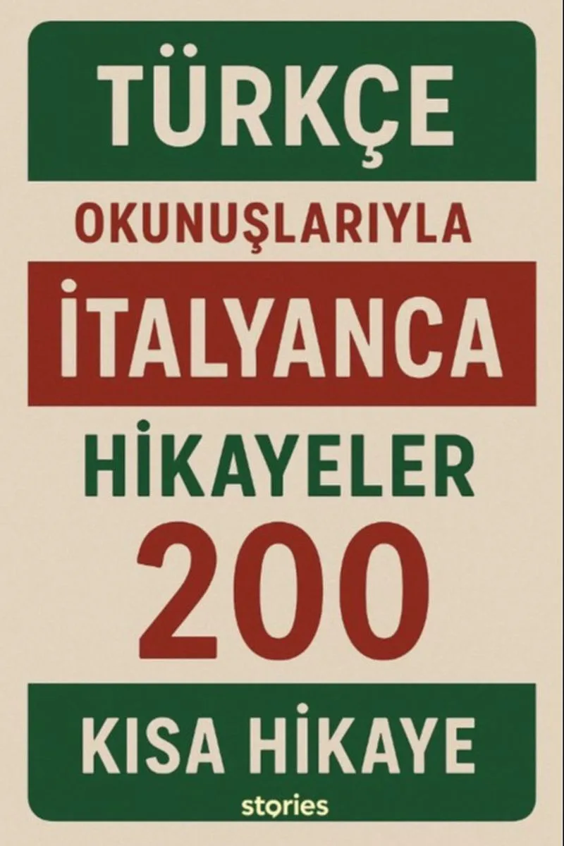 Türkçe Okunuşlarıyla İtalyanca Hikayeler 200 Kısa Hikaye