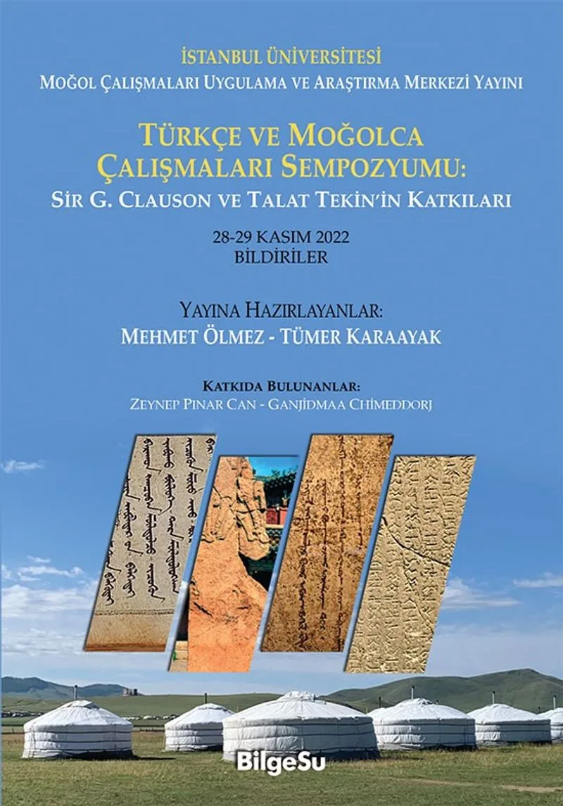 Türkçe ve Moğolca Çalışmaları Sempozyumu Sir G. Clauson ve Talat Tekin'in Katkıları