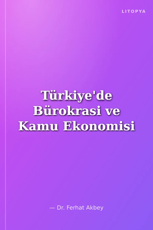 Türkiye'de Bürokrasi ve Kamu Ekonomisi
