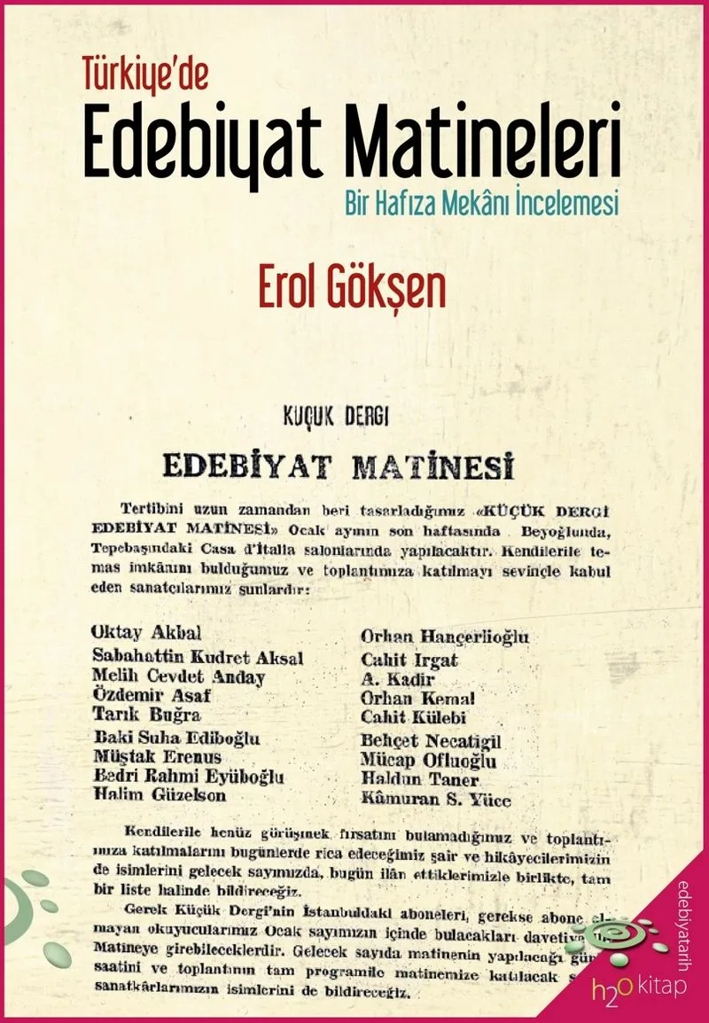 Türkiye'de Edebiyat Matineleri Bir Hafıza Mekanı İncelemesi