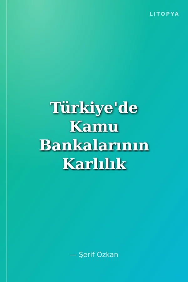 Türkiye'de Kamu Bankalarının Karlılık Dinamikleri